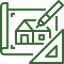 remodel Home remodeling blueprint with architectural design elements, showcasing Pineview Builders' expertise in home improvement services.